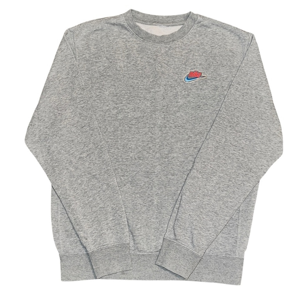 Nike Sportswear 'Keep It Clean' Grey Crewneck Sweatshirt- Size M